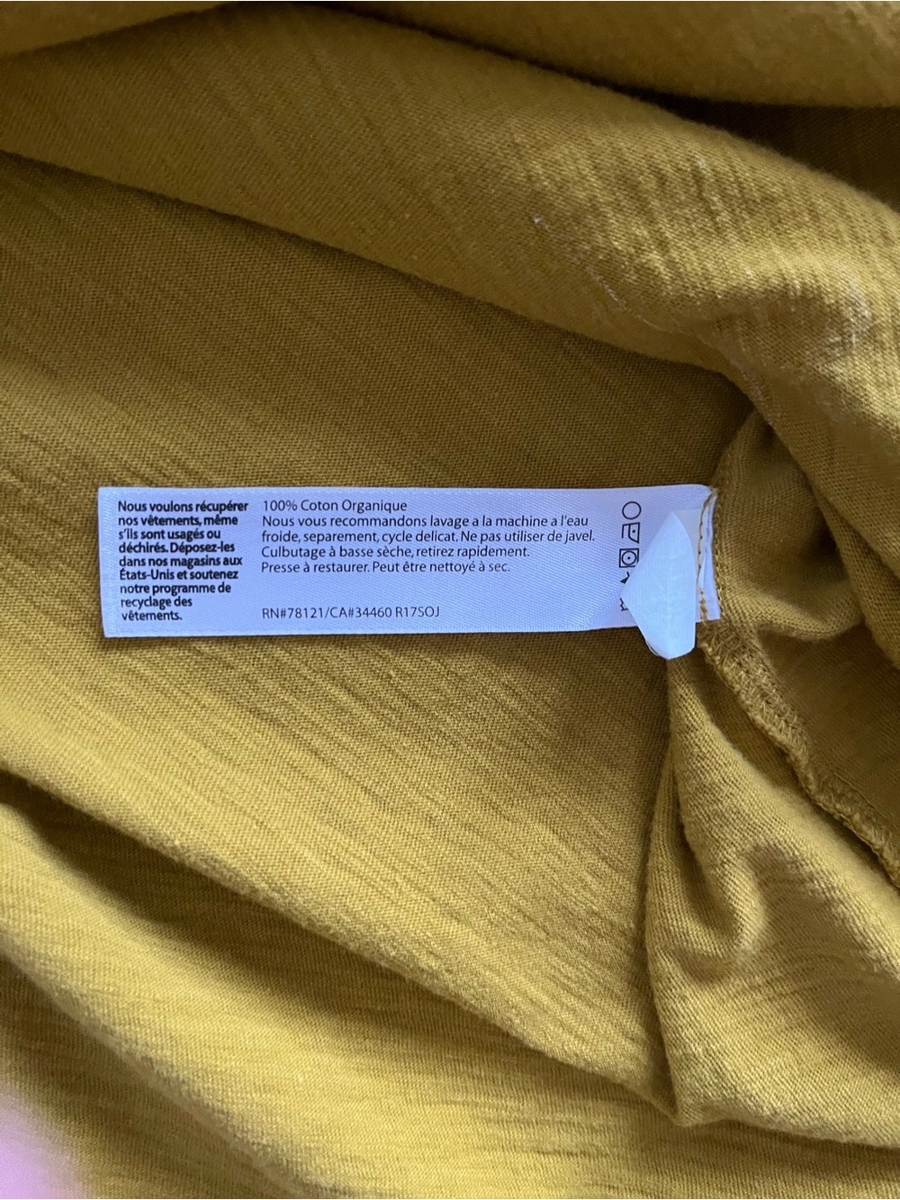 Eileen Fisher organic cotton tee - Picture 4 of 5